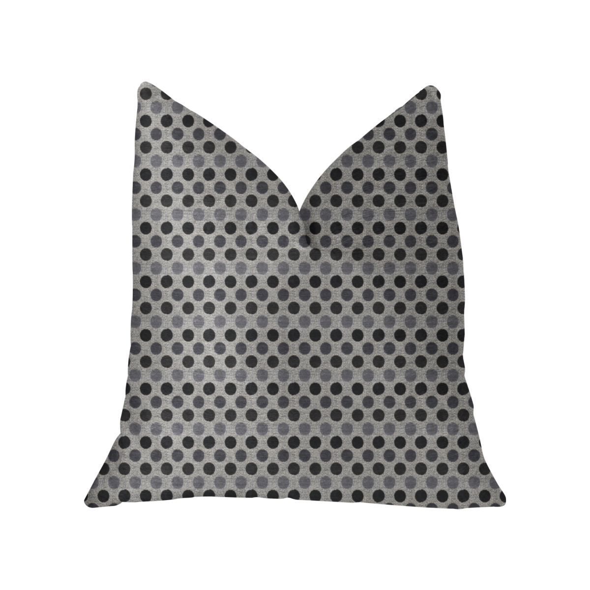Paramount Gray & Black Luxury Throw Pillow, 22 x 22 in.