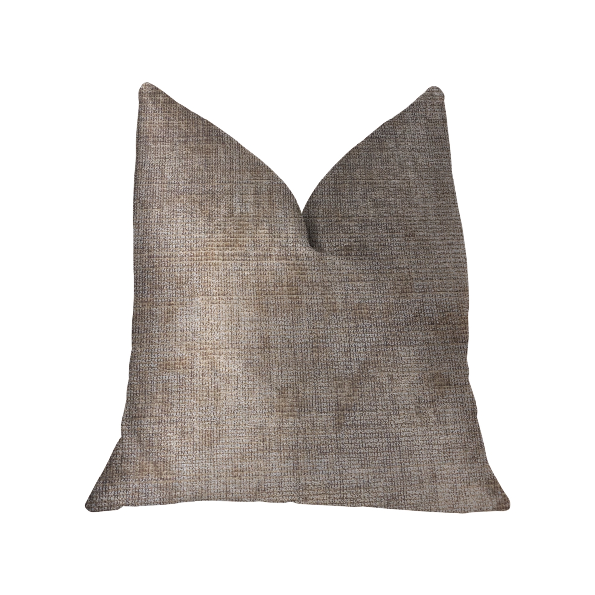 Monroe Bisque Beige Luxury Throw Pillow, 16 x 16 in.