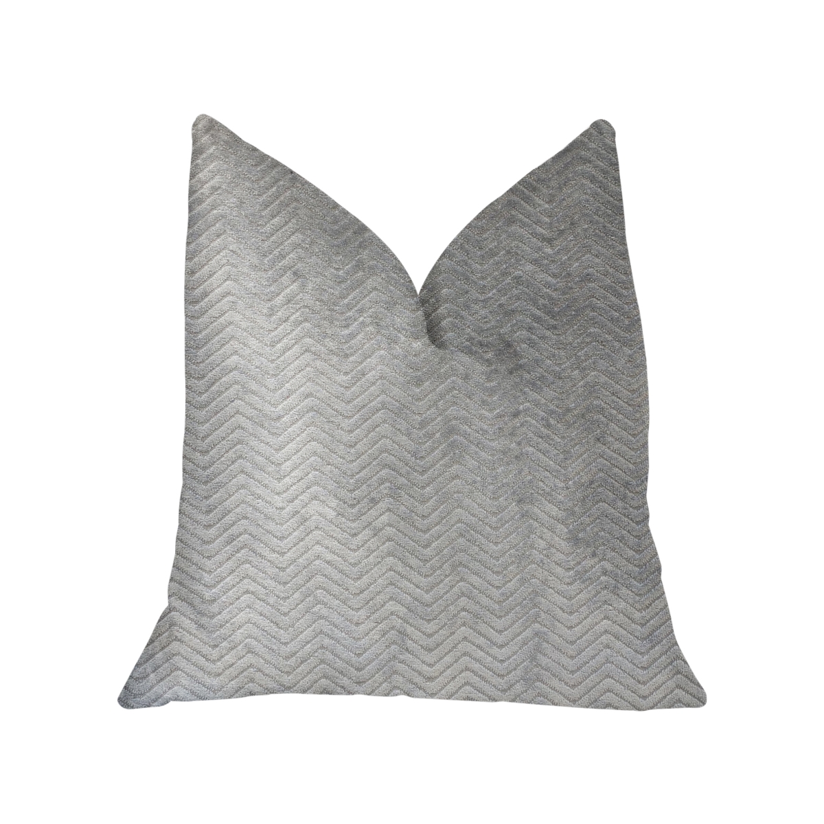 PBKR1942-1220-DP Silver Moon Gray & Silver Luxury Throw Pillow, 12 x 20 in.