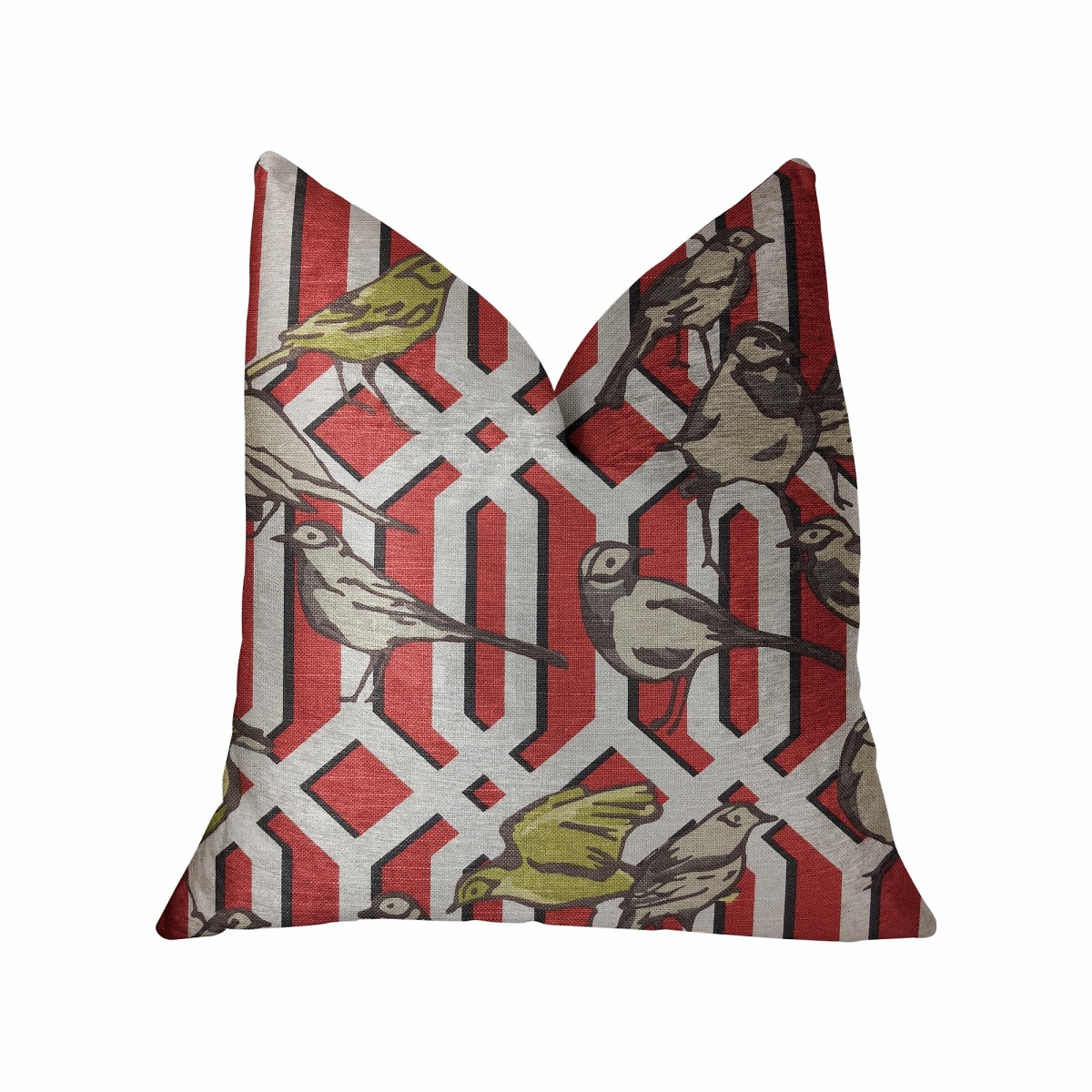 PBRA2262-1220-DP Bird Forest Multicolor Luxury Throw Pillow, 12 x 20 in.