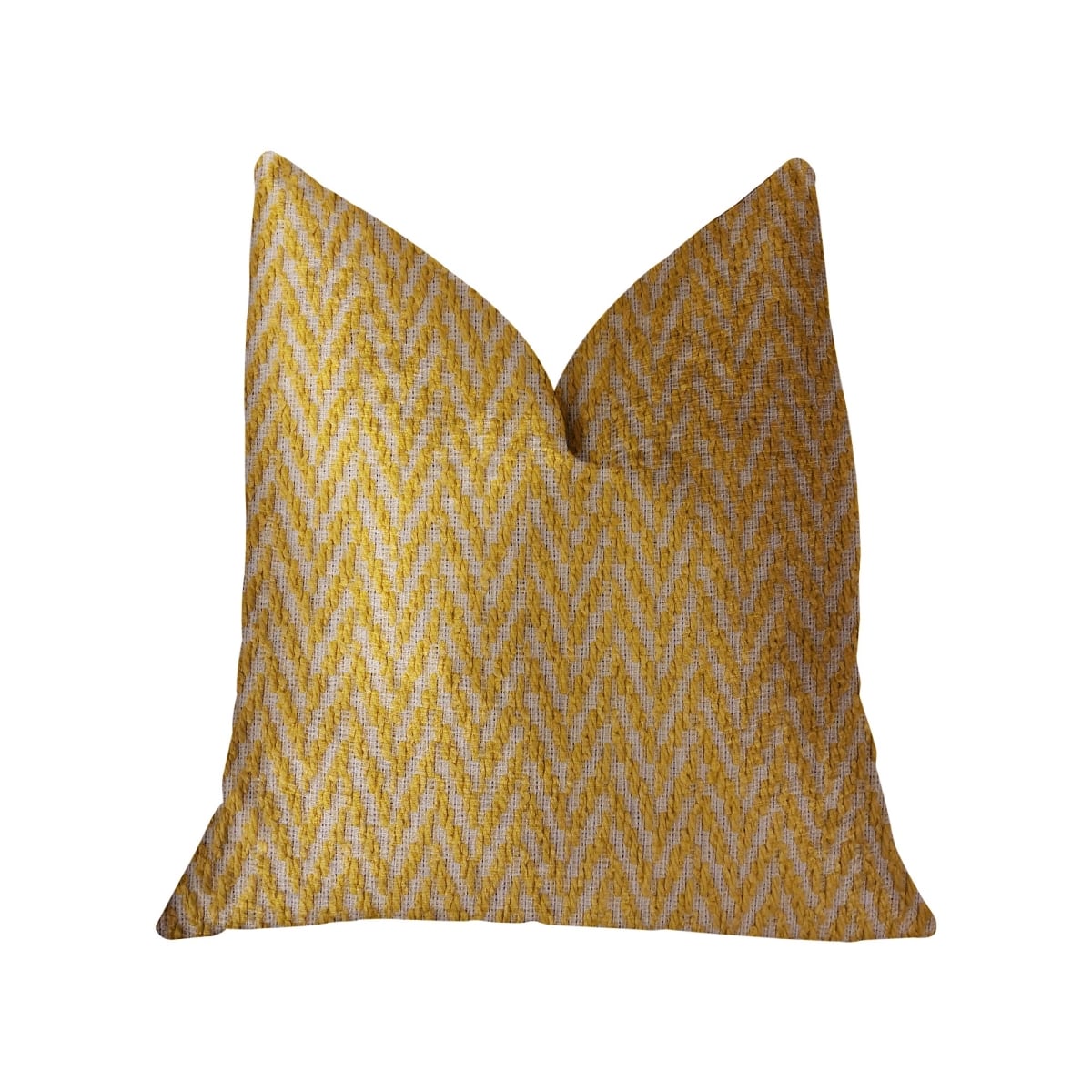 Zun Rise Yellow & Beige Luxury Throw Pillow, 20 x 36 in. King