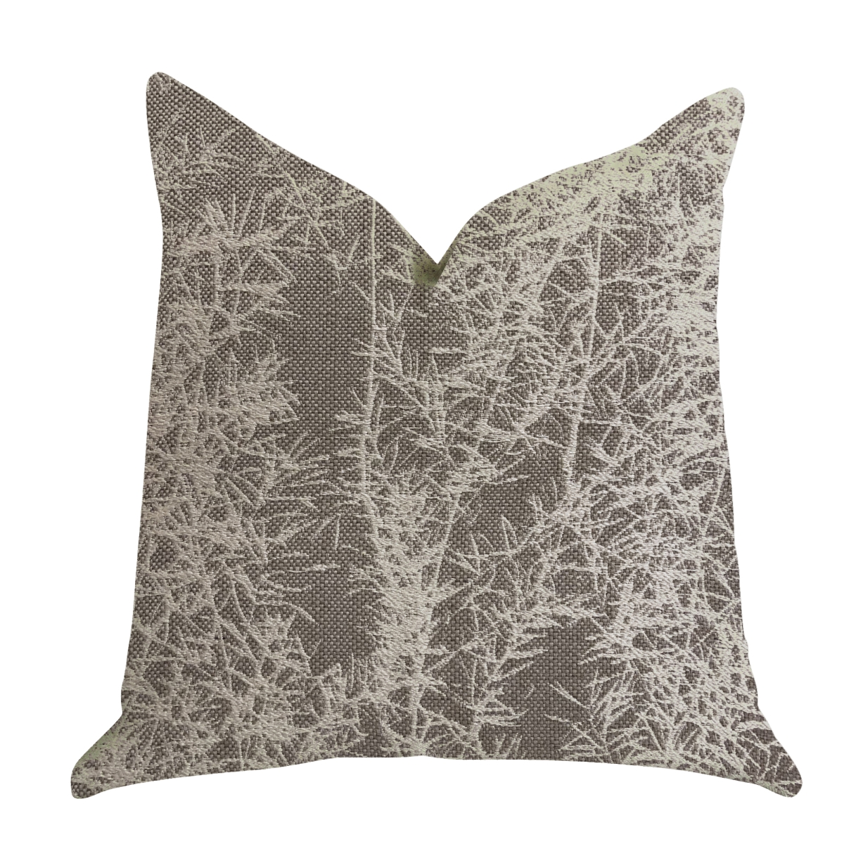 PBRA1390-2030-DP Garden Breeze Luxury Throw Pillow in Gray & Beige, 20 x 30 in. Queen