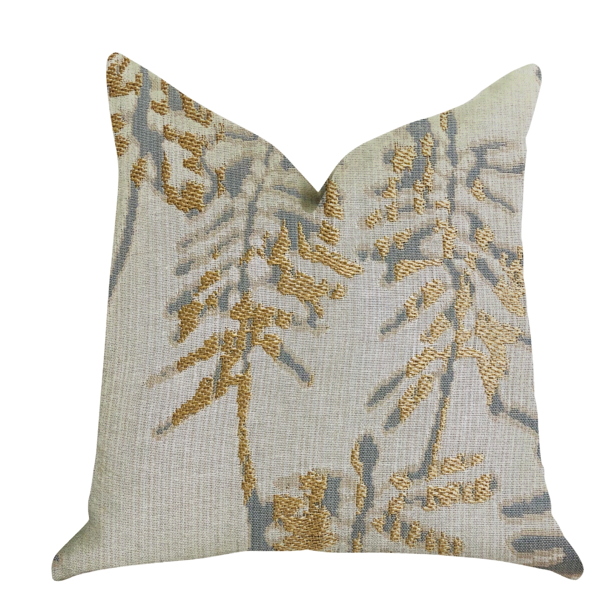 PBRA1395-2036-DP Creekside Beauty Luxury Throw Pillow in Green & Gold Tones, 20 x 36 in. King