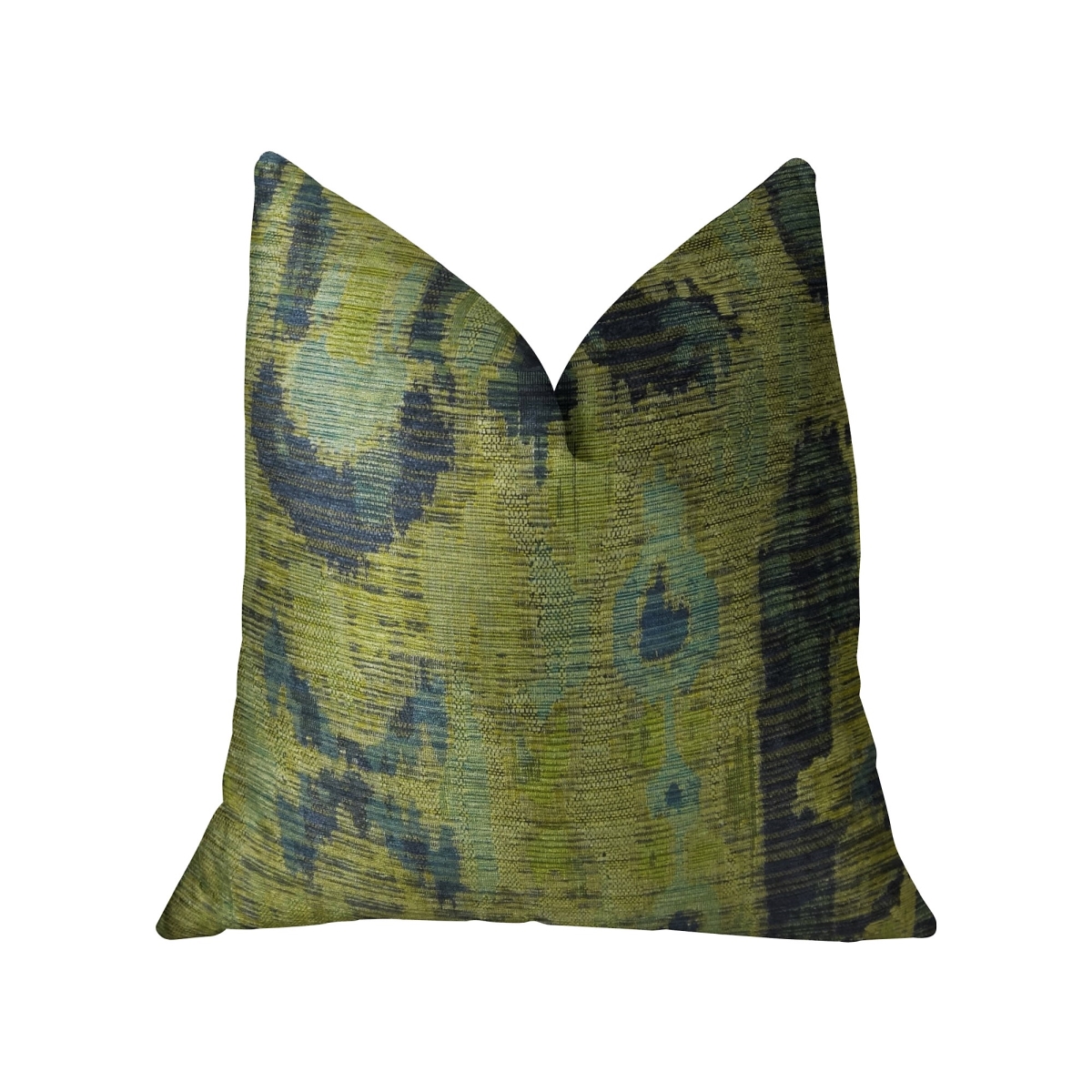 PBRAZ368-1220-DP Sonoma Canyon Green Navy & Blue Handmade Luxury Pillow, 12 x 20 in.
