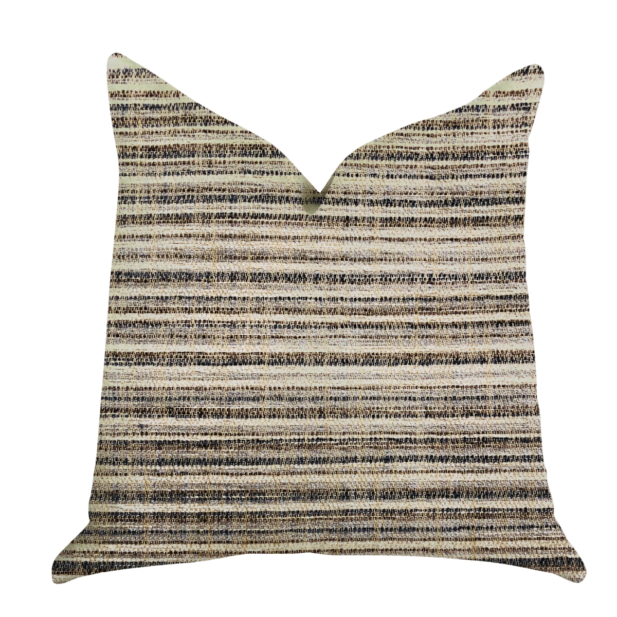 PBRA1340-2036-DP Skyway Lines Luxury Brown-Beige Multi Tones Throw Pillow, 20 x 36 in. King