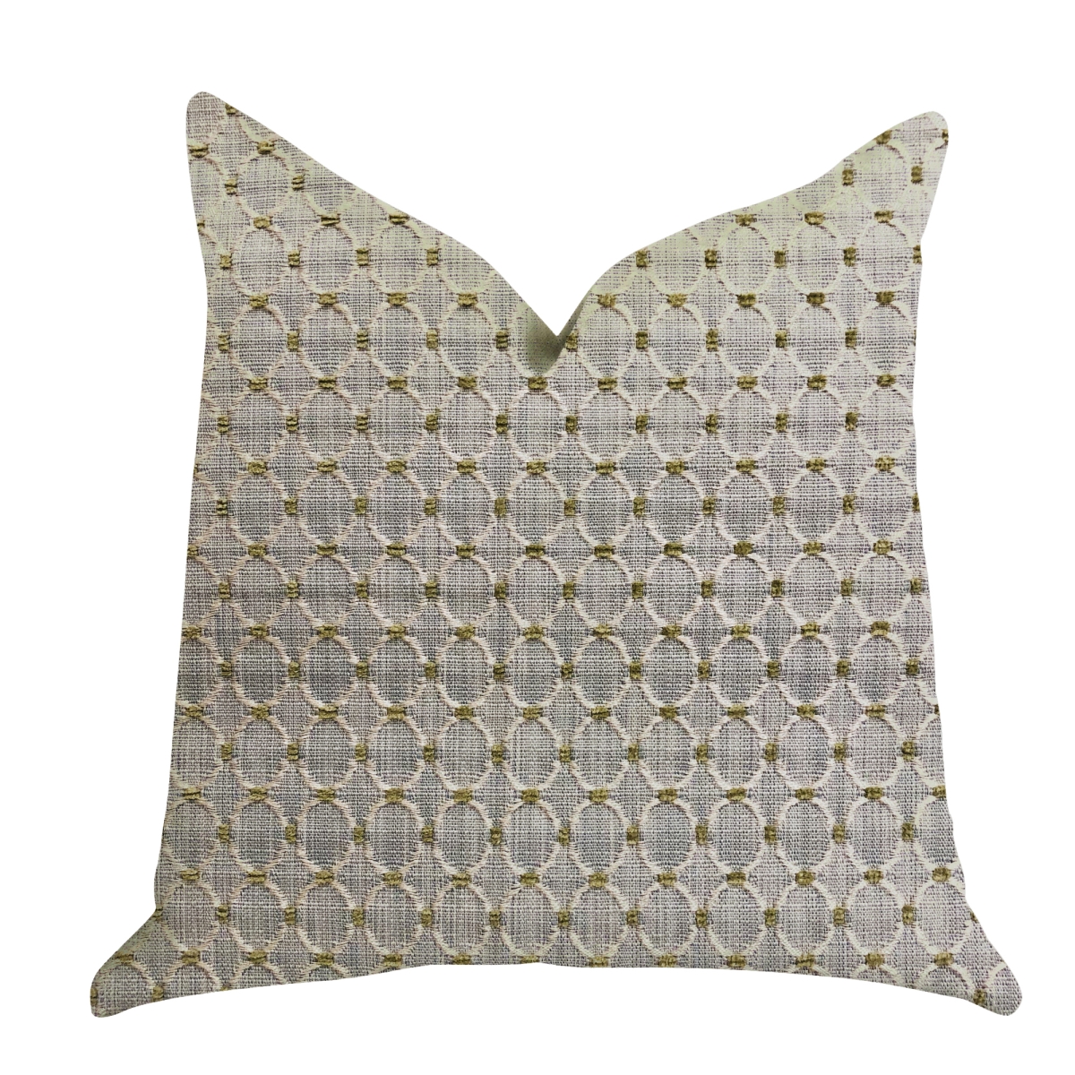 Circular Ringed Luxury Throw Pillow, 16 x 16 in.