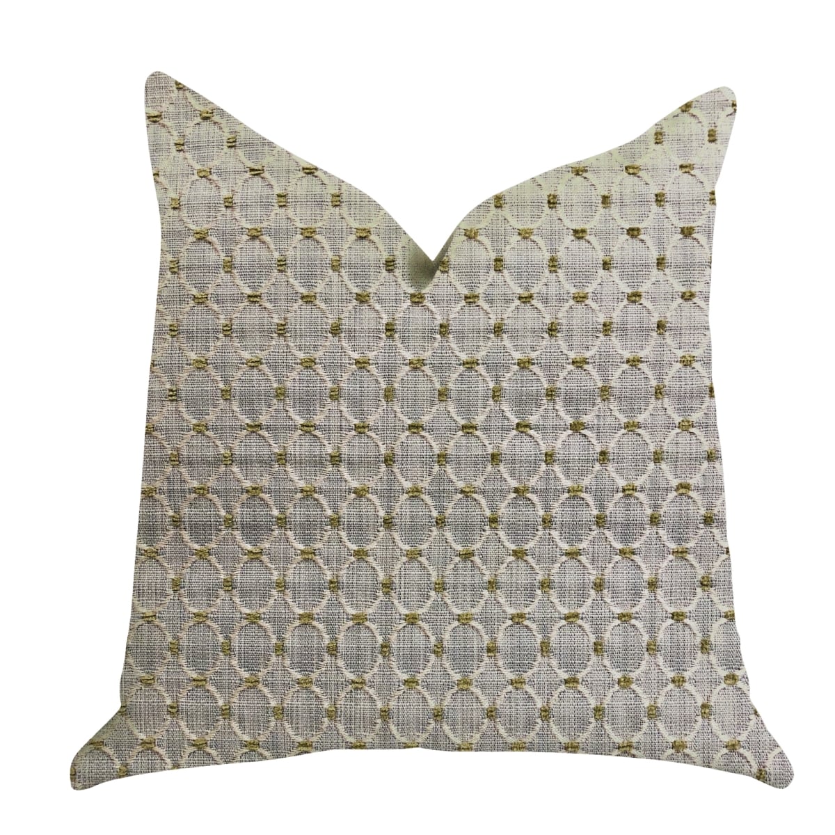 Circular Ringed Luxury Throw Pillow, 24 x 24 in.