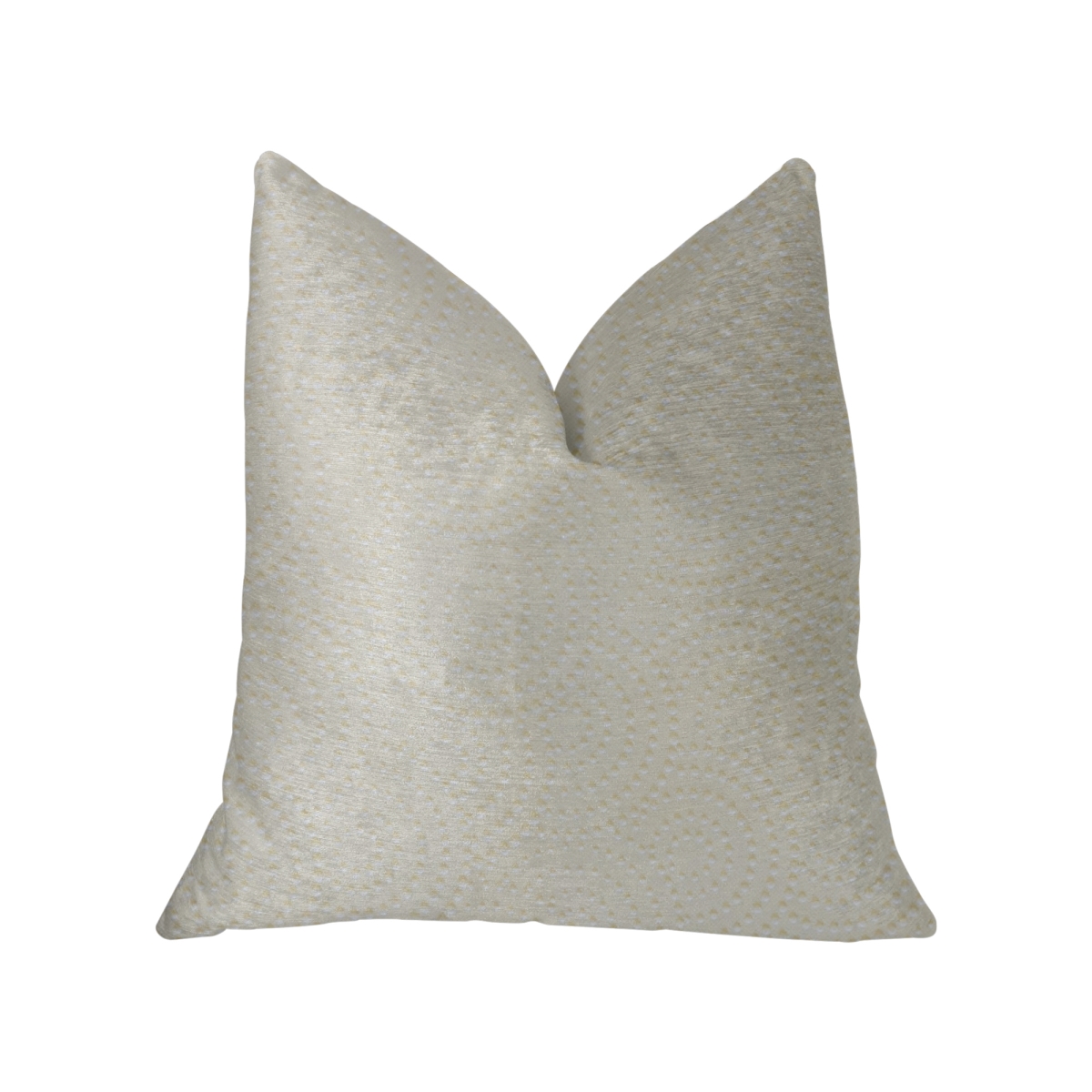 PBKR1960-1220-DP White Dove White Artificial Leather Luxury Throw Pillow, 12 x 20 in.