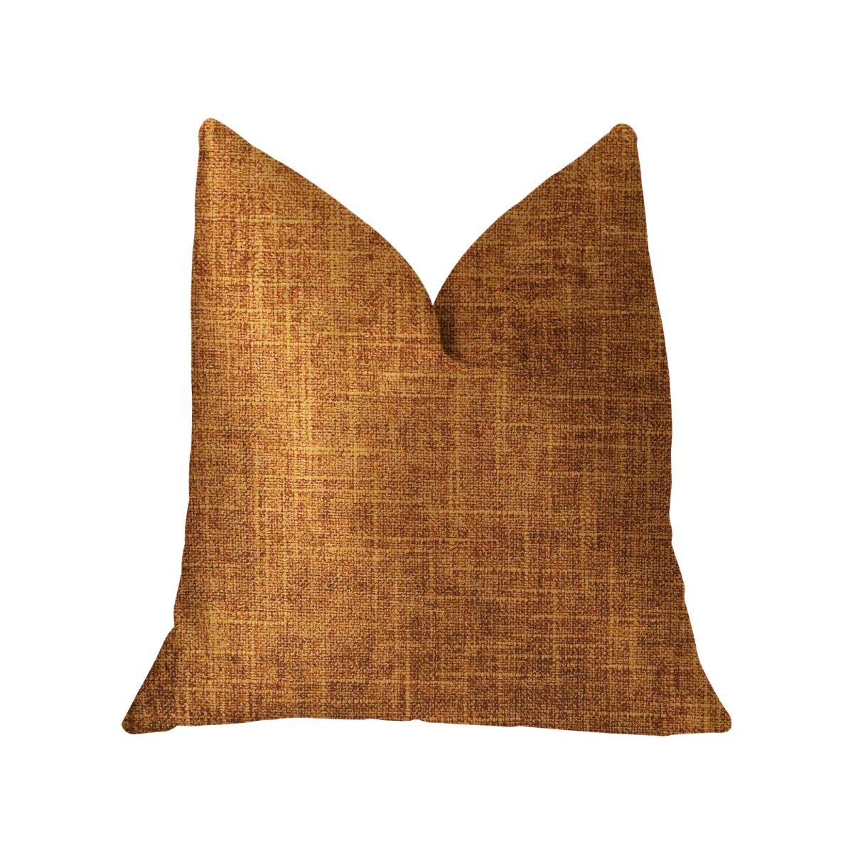 Marmalade Brown & Gold Luxury Throw Pillow, 24 x 24 in.