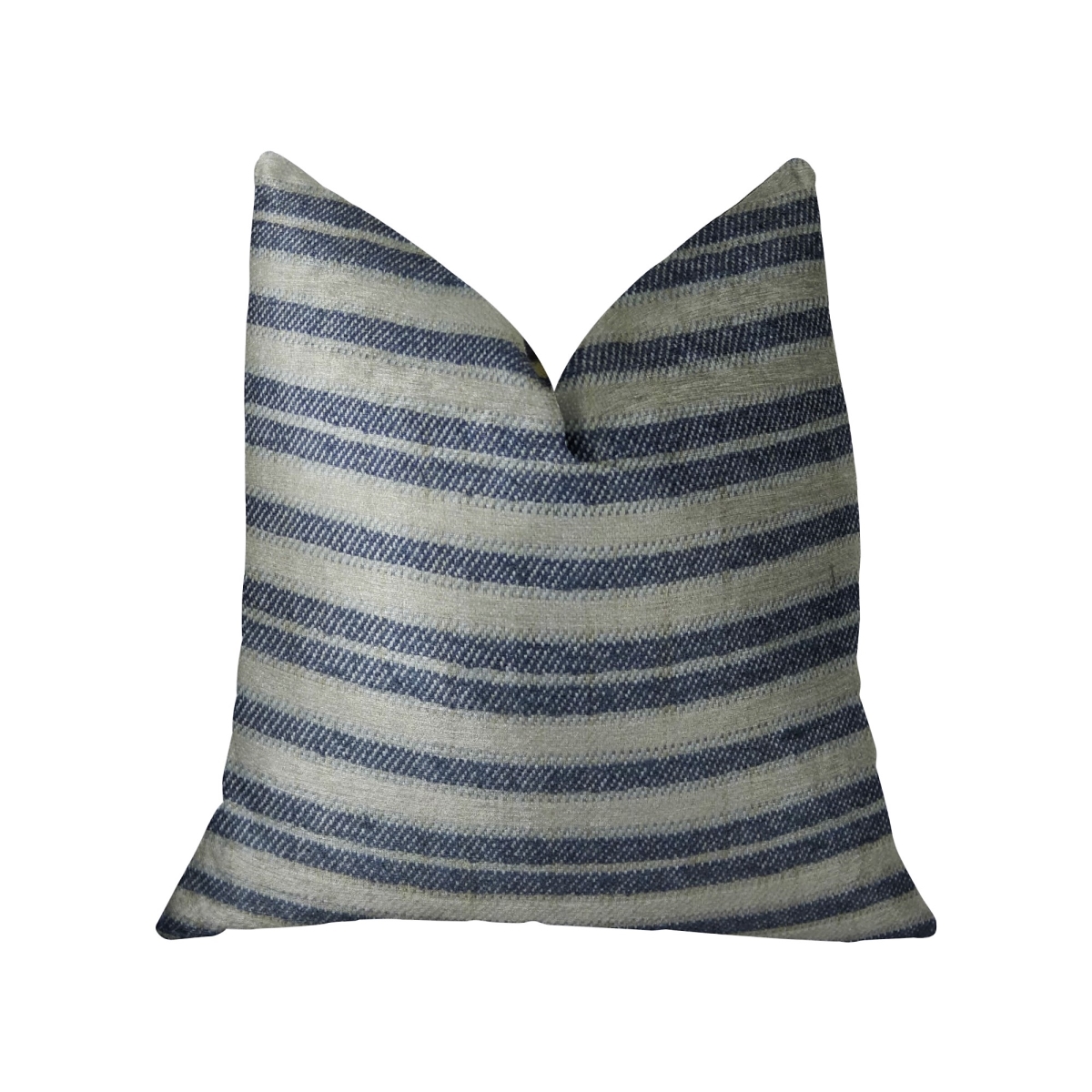 By meadow Navy & Cream Handmade Luxury Pillow, 20 x 20 in.