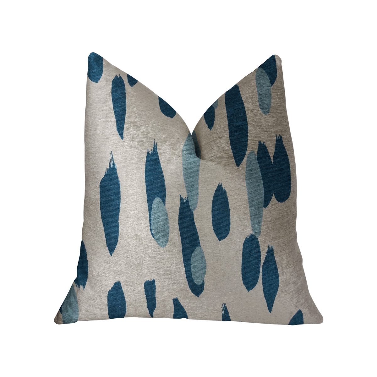 PBRA2227-1220-DP Bosky Willow Blue & White Luxury Throw Pillow, 12 x 20 in.