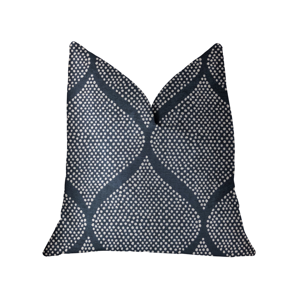 Pitaya Blue & White Luxury Throw Pillow, 24 x 24 in.