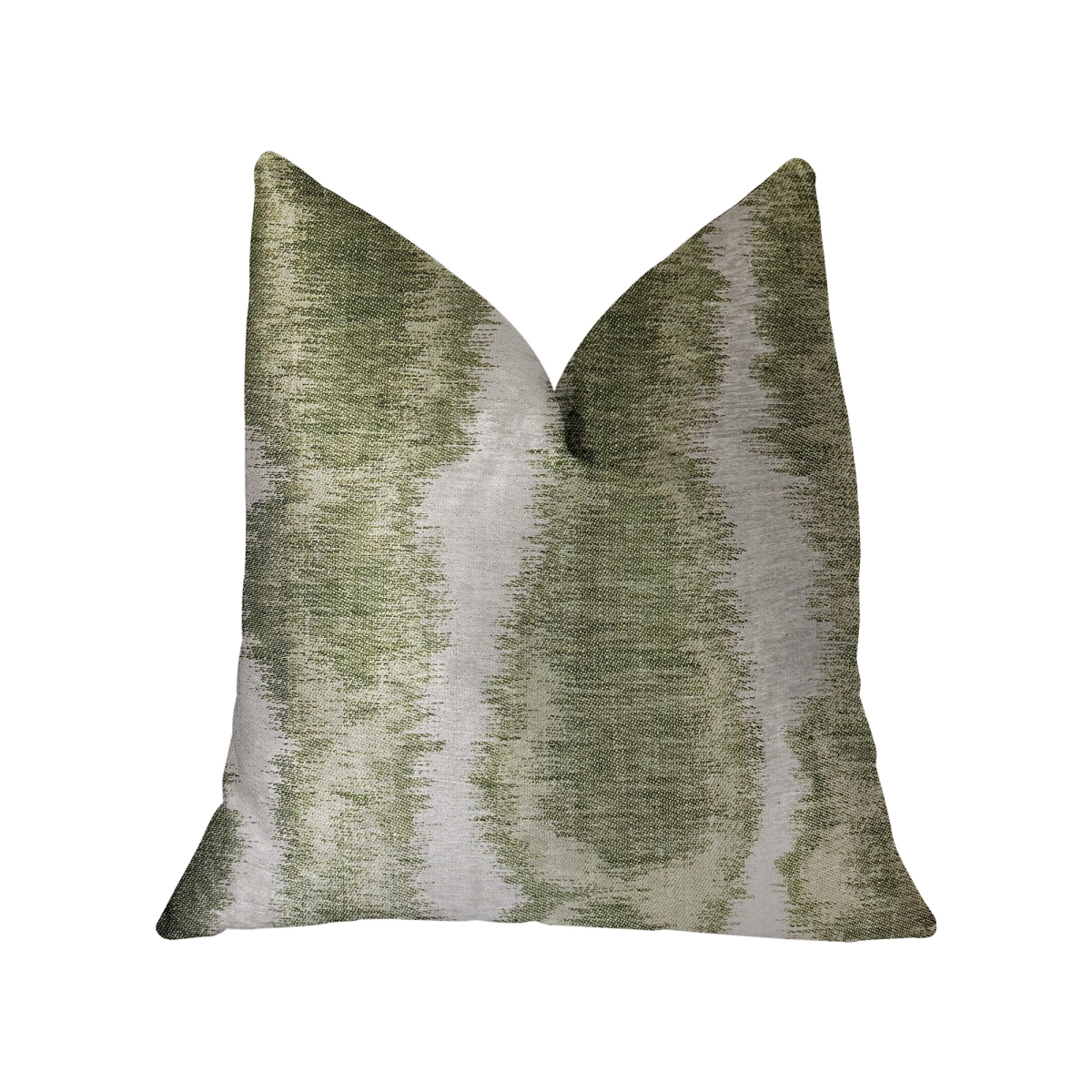 Plutus Brands - Haven and Luxury Throw Pillow - Double sided 20" x 30" Queen - Green, Beige
