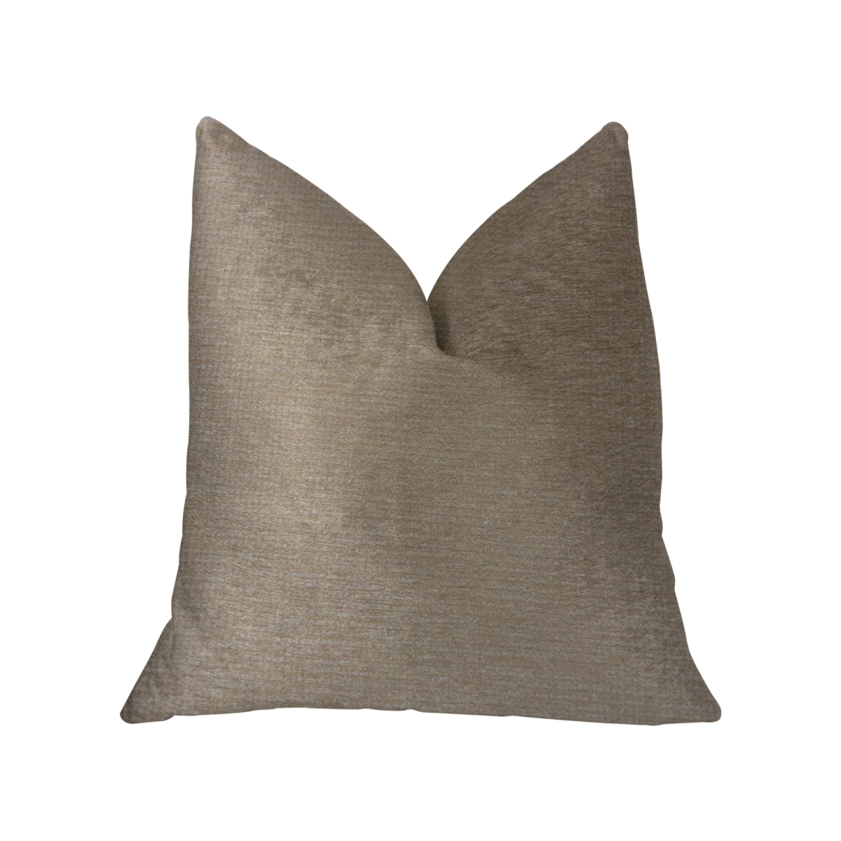 PBKR1907-2036-DP Caf au lait Brown & Beige Luxury Throw Pillow, 20 x 36 in. King