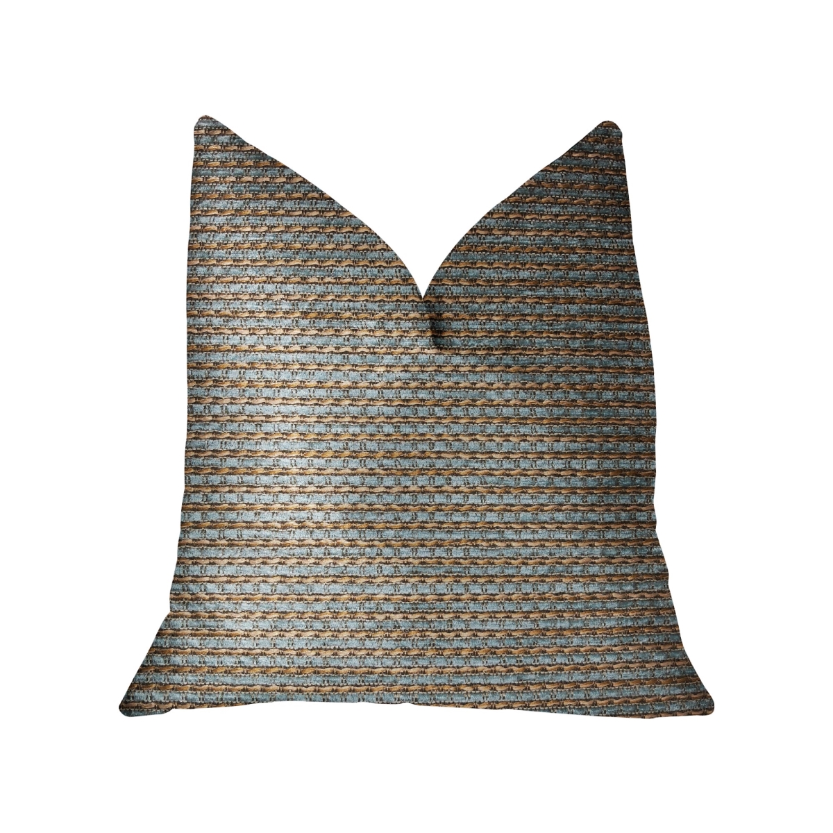 Jesper Jade Green & Beige Luxury Throw Pillow, 18 x 18 in.