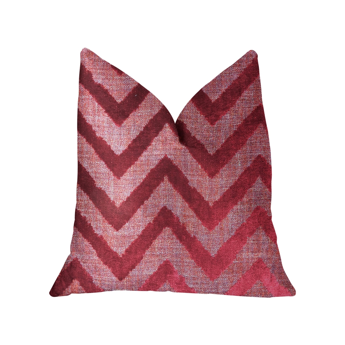 Valentina Red Luxury Throw Pillow, 20 x 26 in. Standard