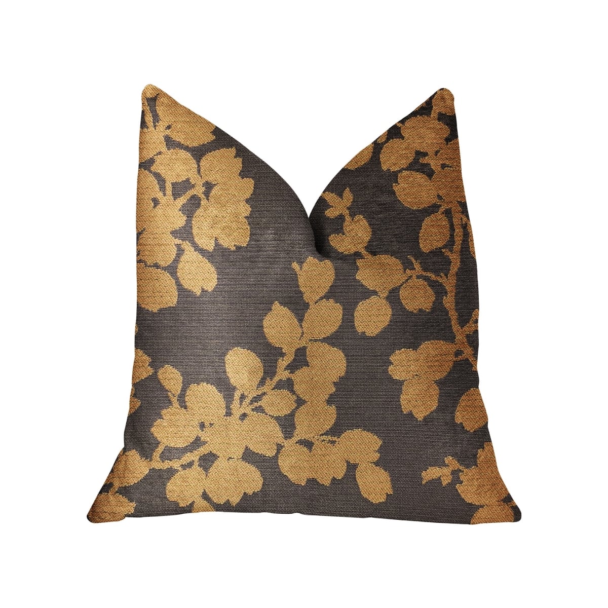 PBRA2296-2020-DP Whispering Willow Gold & Gray Luxury Throw Pillow, 20 x 20 in.