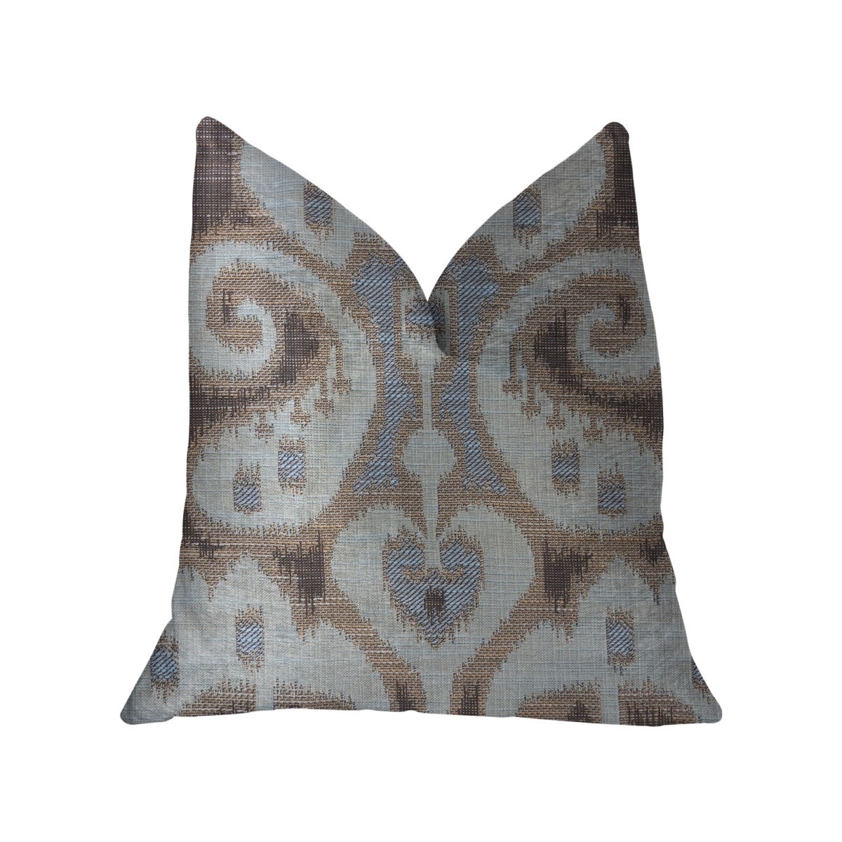 PBKR1921-2036-DP Paragon Brown, Blue & Beige Luxury Throw Pillow, 20 x 36 in. King