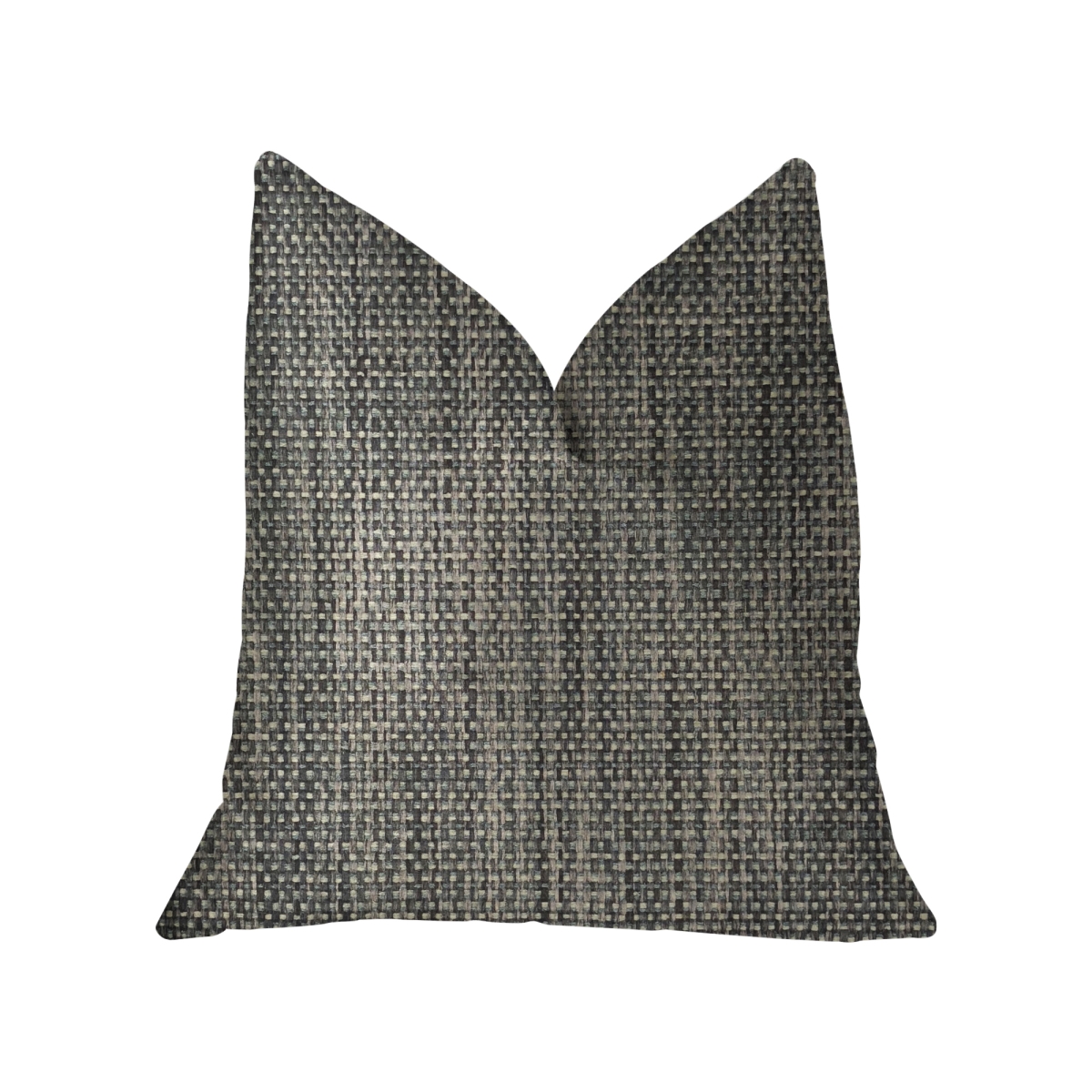 Bluejay Cayne Blue & Gray Luxury Throw Pillow, 24 x 24 in.