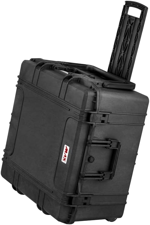 615TR.079 26.77 x 26.57 x 15.94 in. Protective Case with Trolley - Empty, Black