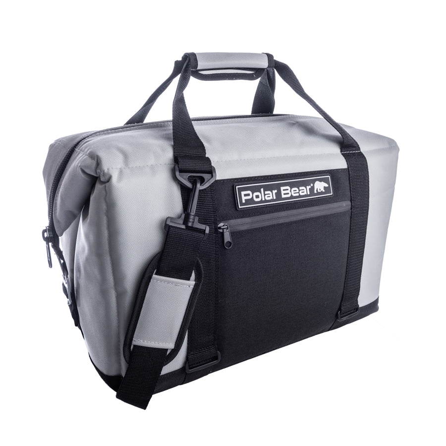 Picture of Polar Bear Coolers PB 247 24 Pack Polar Bear Cooler Silver