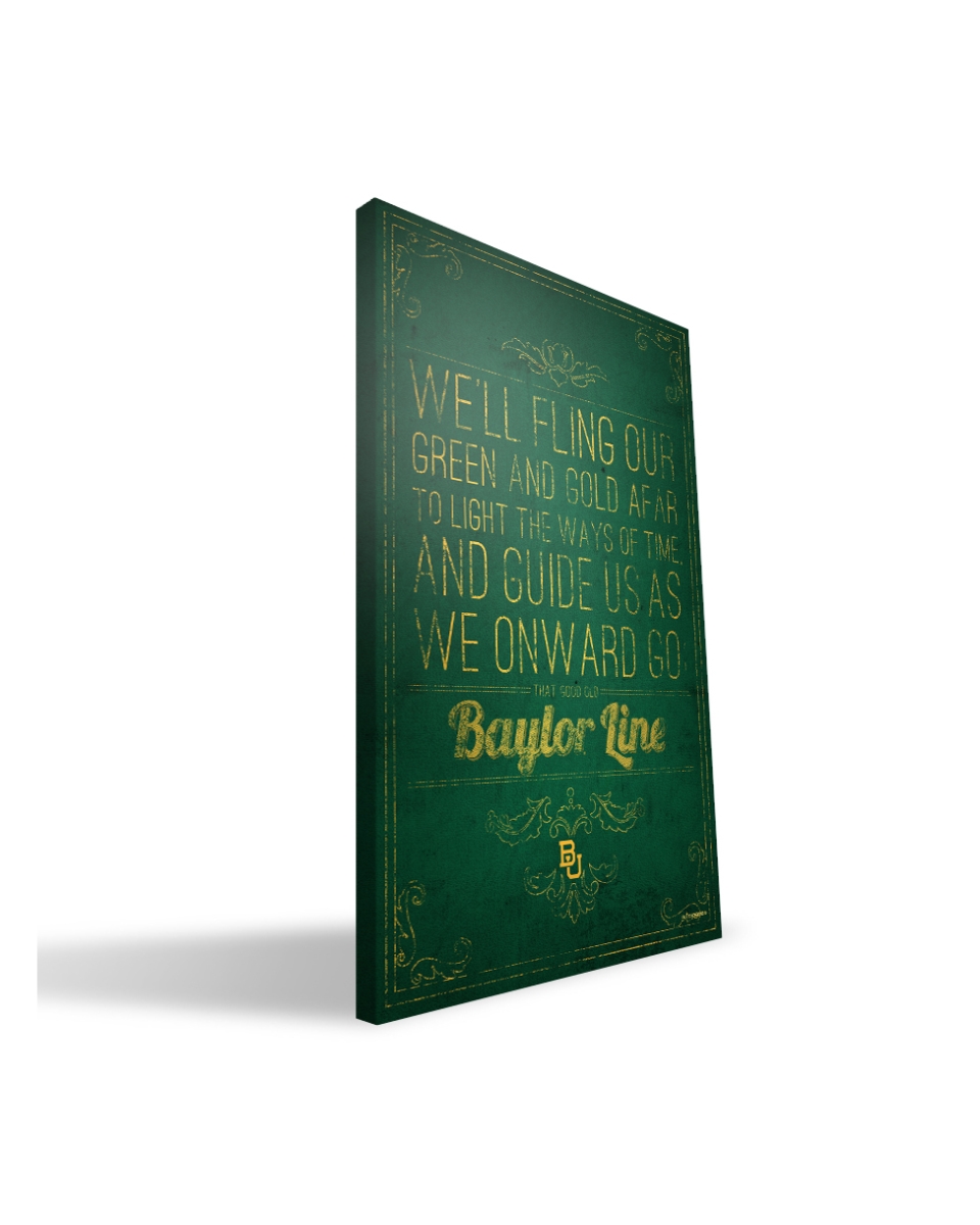Baylor Song Canvas, 24 x 36 in.