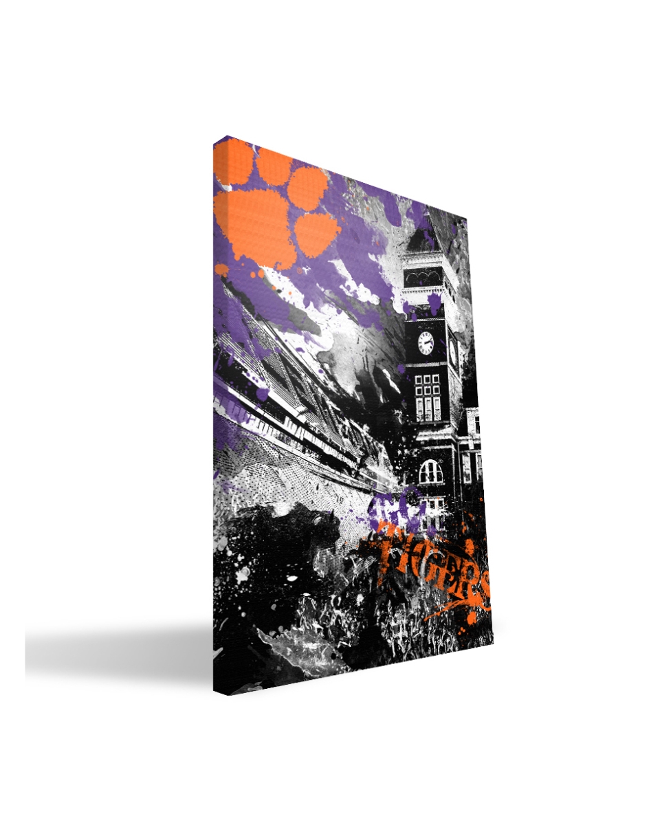 Clemson Spirit Canvas - 24 x 36 in.