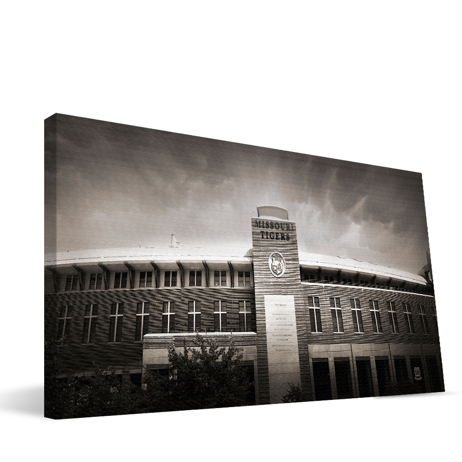 Missouri 16x36 Faurot Field Stadium Canvas