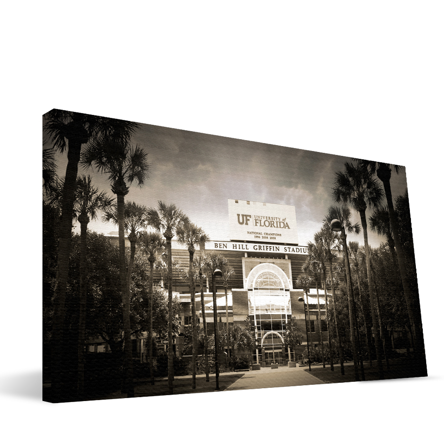 Florida 16x36 Ben Hill Griffin Stadium Canvas