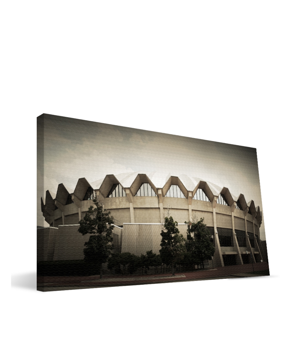 WVU Coliseum Canvas, 16 x 36 in.
