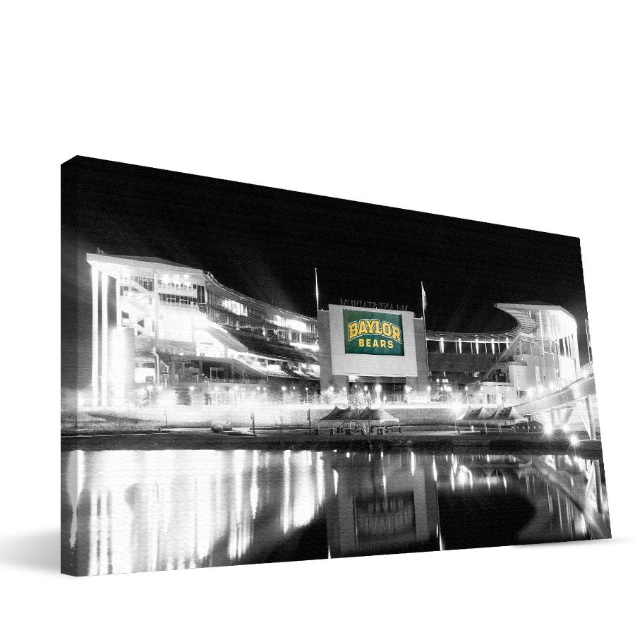BAYMS1636 Baylor McLane Stadium Canvas, 16 x 36 in.