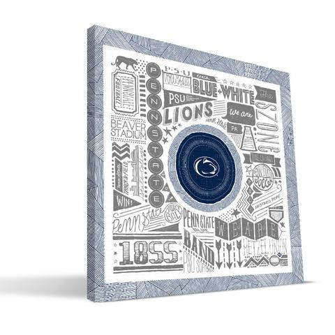 Penn State Pictograph Canvas, 24 x 24 in.