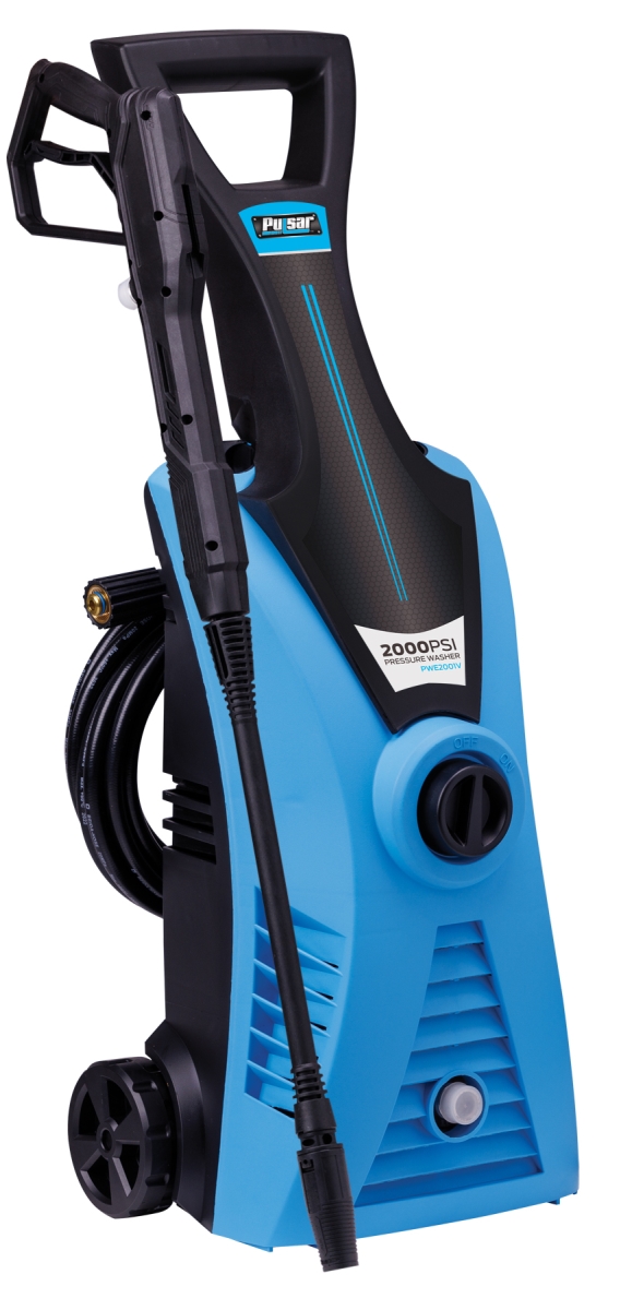 2000 PSI 1.6 GPM Electric Pressure Washer with Soap Bottle, Blue