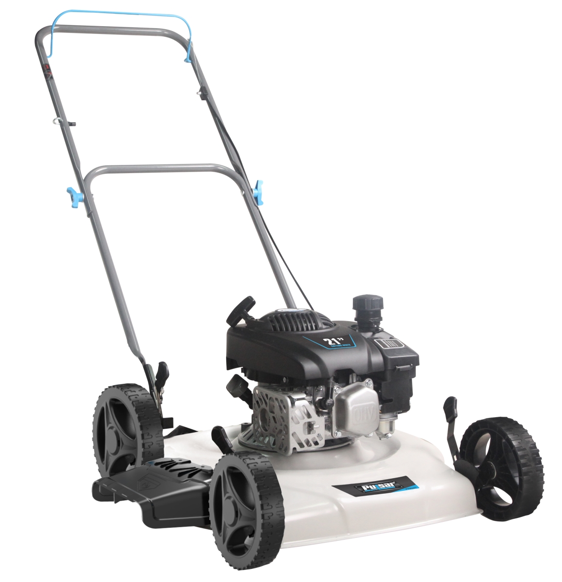 21 in. 200 cc Gasoline White Side Discharge Lawn Mower