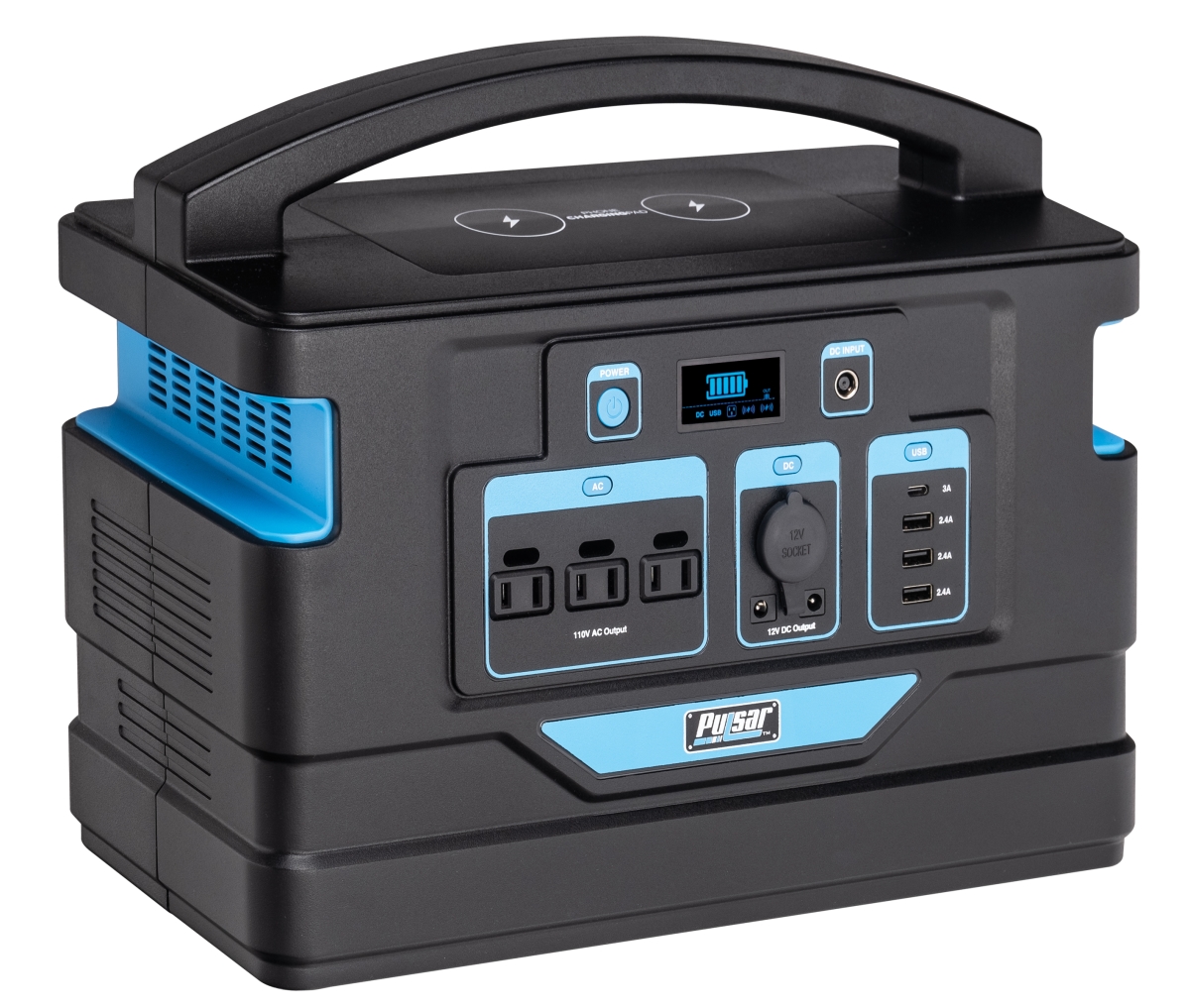1000 Watt Lithium-Ion Portable Power Station with LCD Display & Wireless Charging Pads -  tool, TO3128061