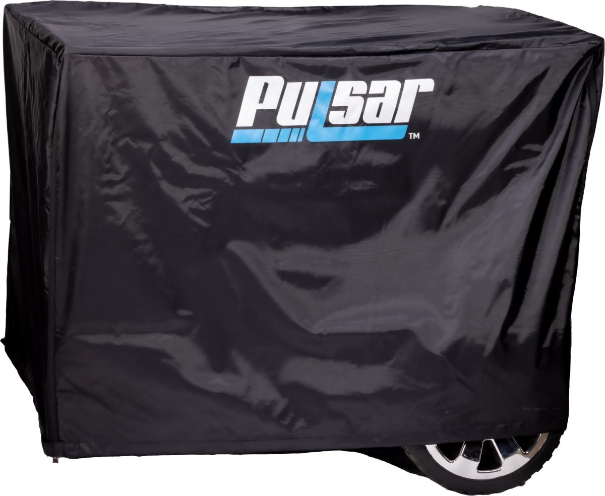 Picture of Pulsar PGC12A1 Heavy Duty Polyester Universal Generator Cover for Portable Generator, Black - Large