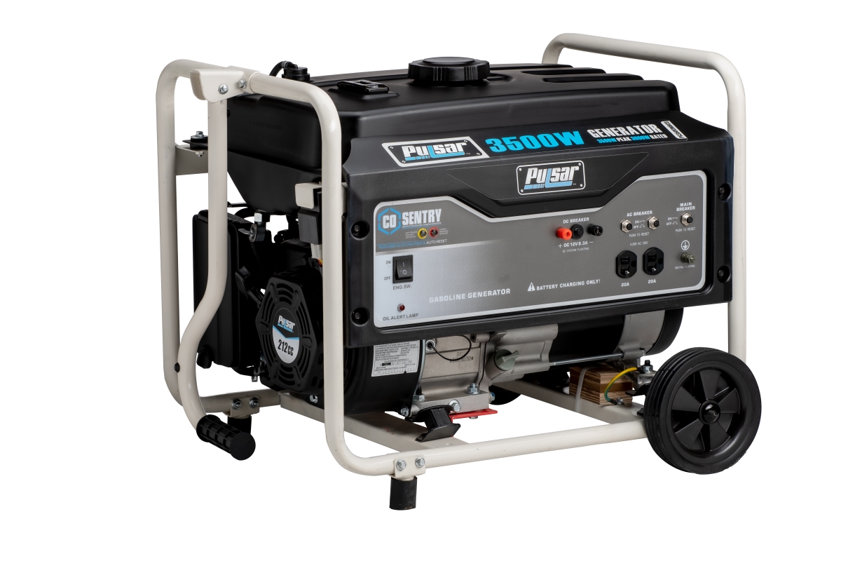 Picture of Pulsar PG3500MRCO CO Sentry Series 3500 W Gasoline Recoil Start Analog Generator with CO Alert