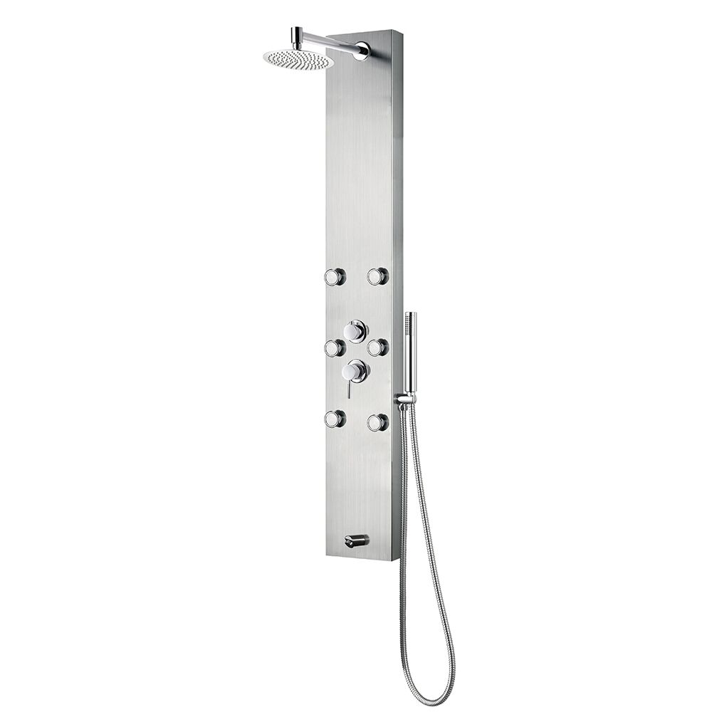 Pulse Monterey ShowerSpa Brushed Stainless Steel