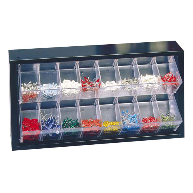 Picture of Craftline Metal Tip-Out Tray Cabinet with 2 Tiers