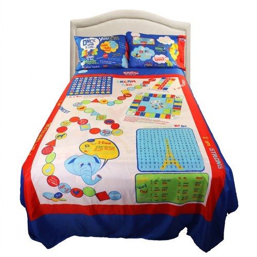 Picture of Playtime Edventures 002-PTBT Bed Sheet Twin Boy