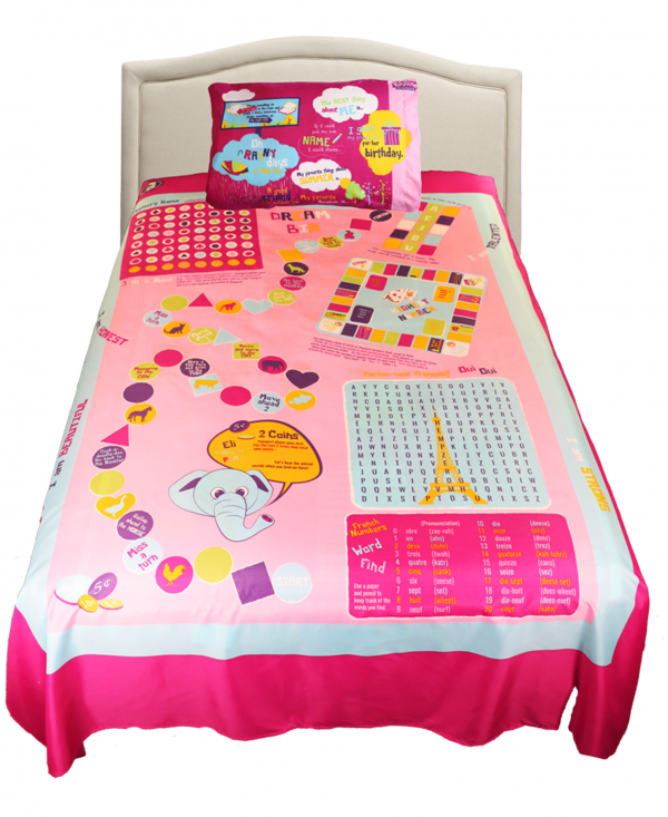 Picture of Playtime Edventures ptbspt Bed Sheets, Pink - Twin Size