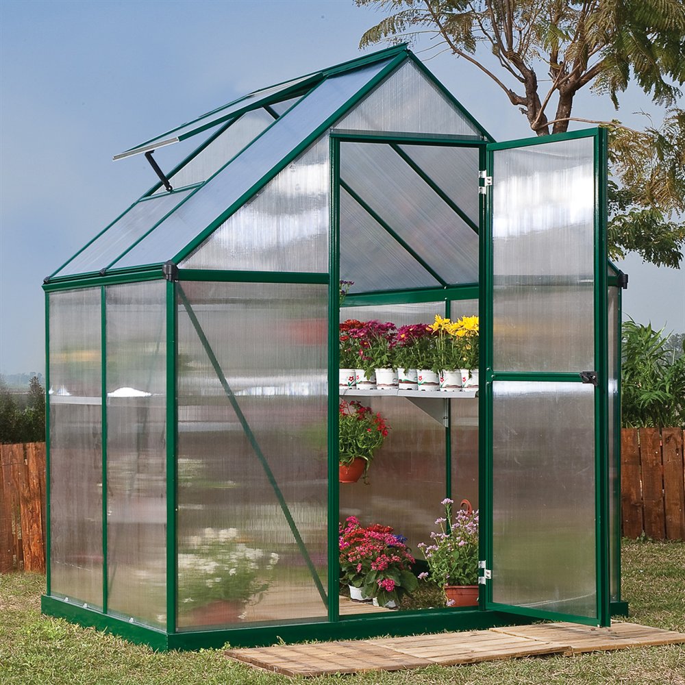 Picture of Palram - Canopia HG5005 Mythos Greenhouse - 6 x 4 ft. - Silver