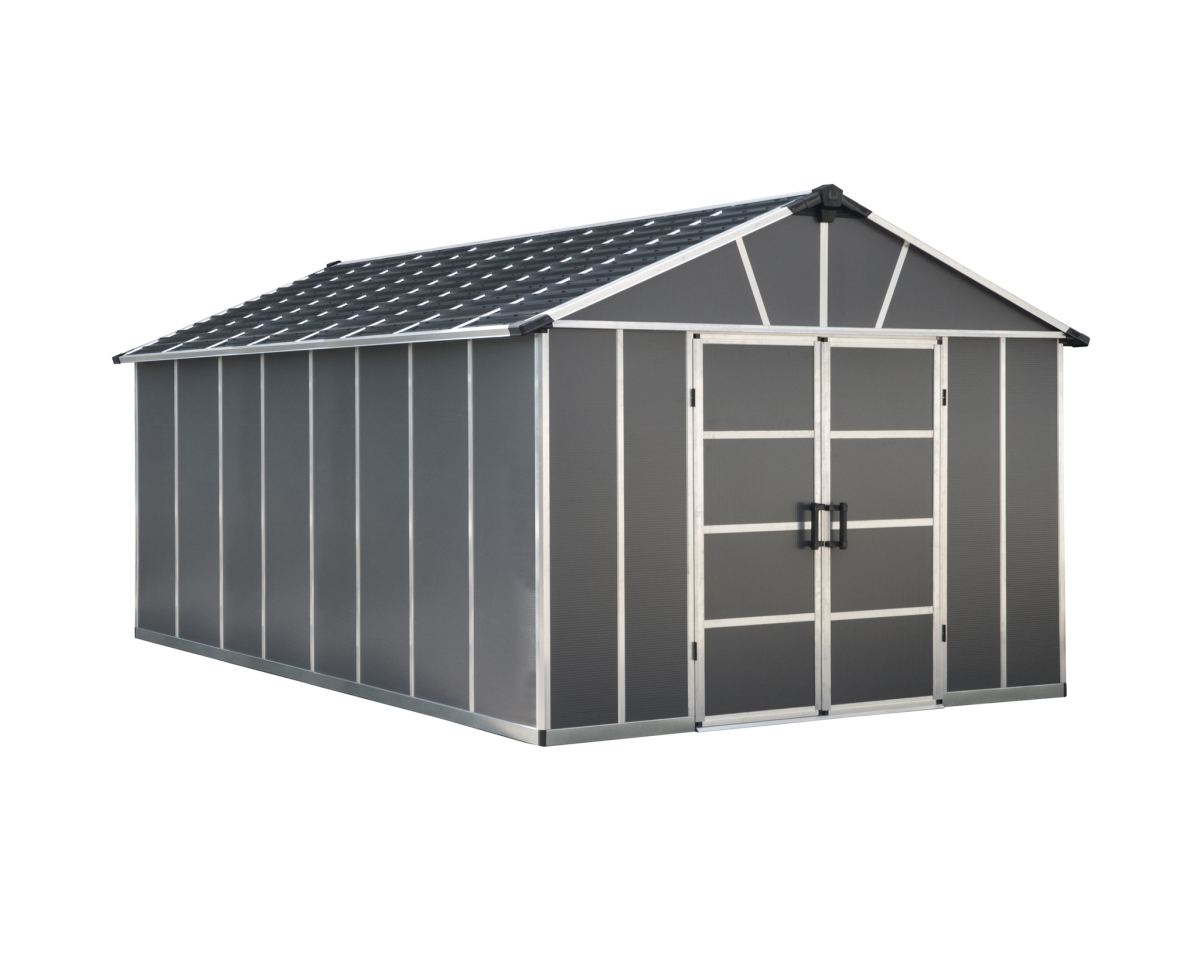 Canopia  11 x 17 ft. Yukon Storage Shed  Gray