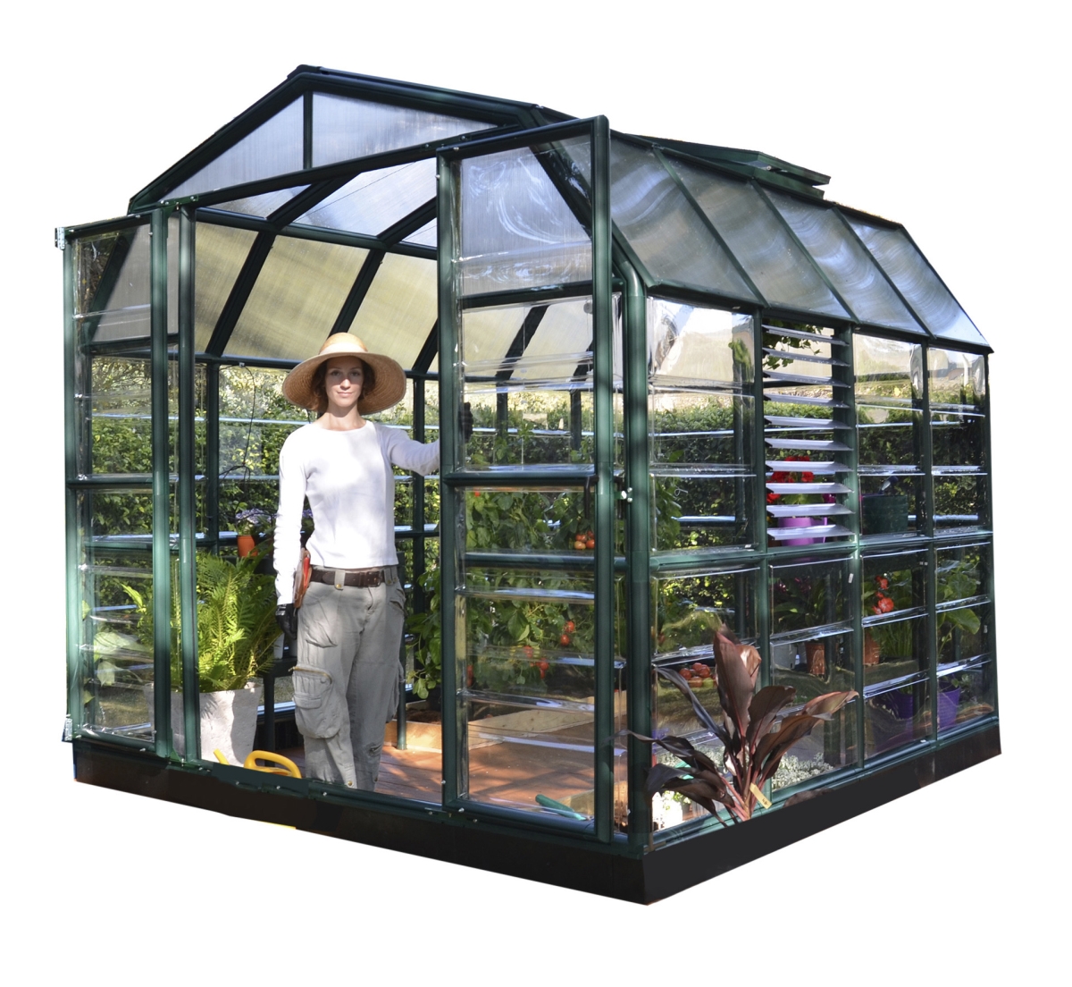 Picture of Palram - Canopia HG7308C 8 x 8 ft. Prestige 2 Greenhouse - Clear