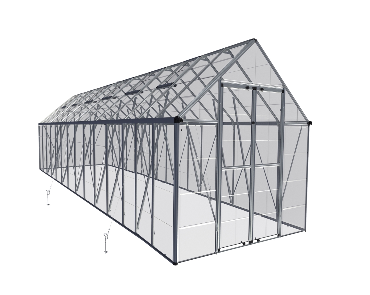Canopia  8 x 28 ft. Snap & Grow Greenhouse - Silver
