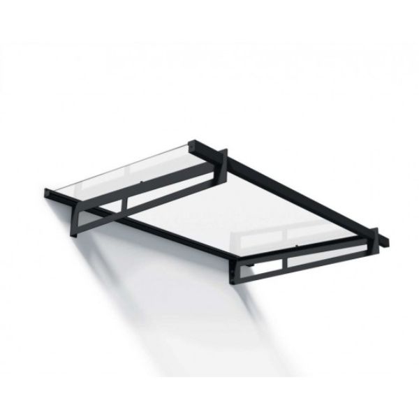 5 x 3 ft. Bremen 1500 Awning Kit, Gray & Clear