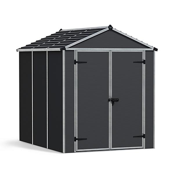 6 x 8 ft. Rubicon Shed - Gray
