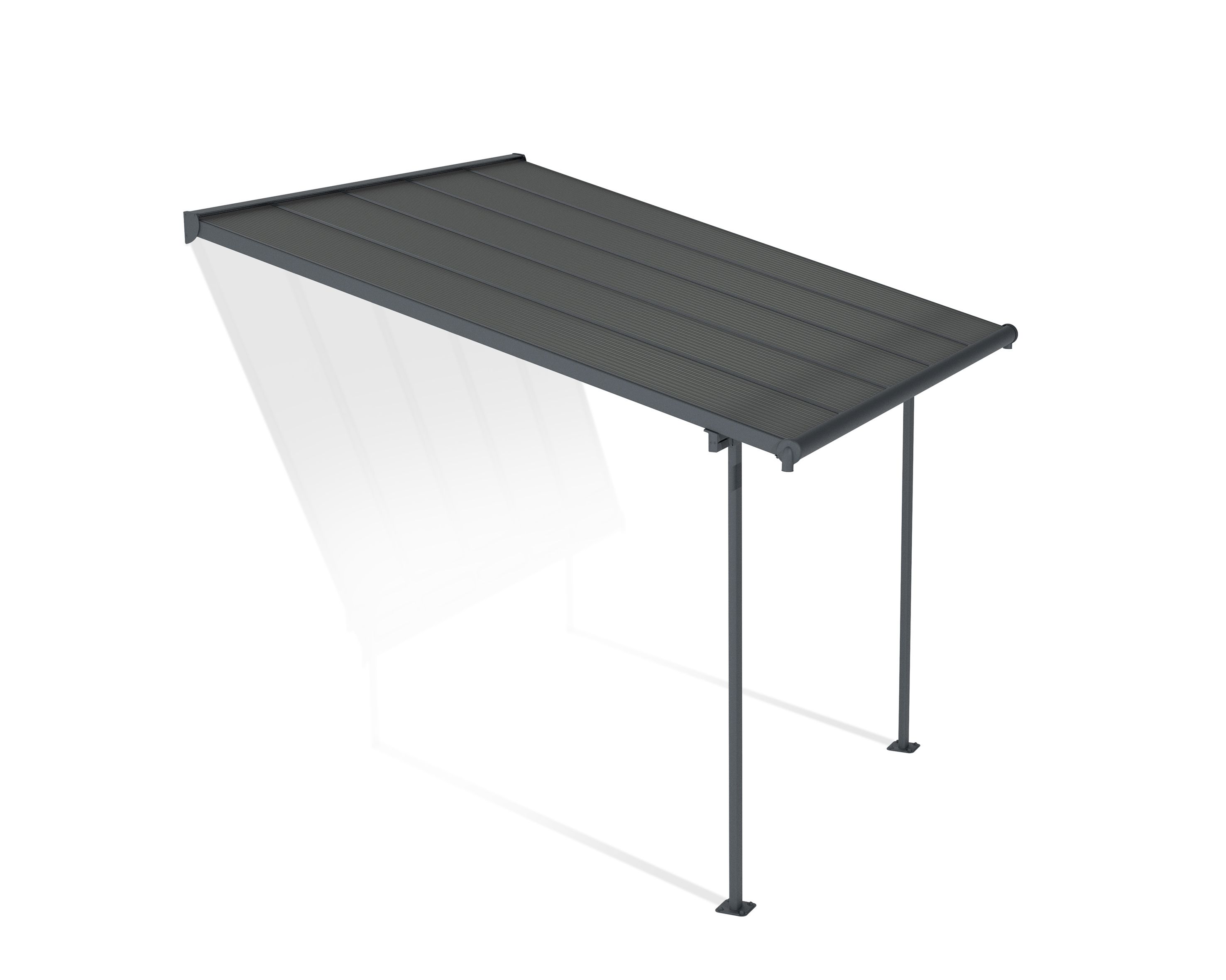 10 x 10 ft. Sierra Patio Cover - Gray & Bronze