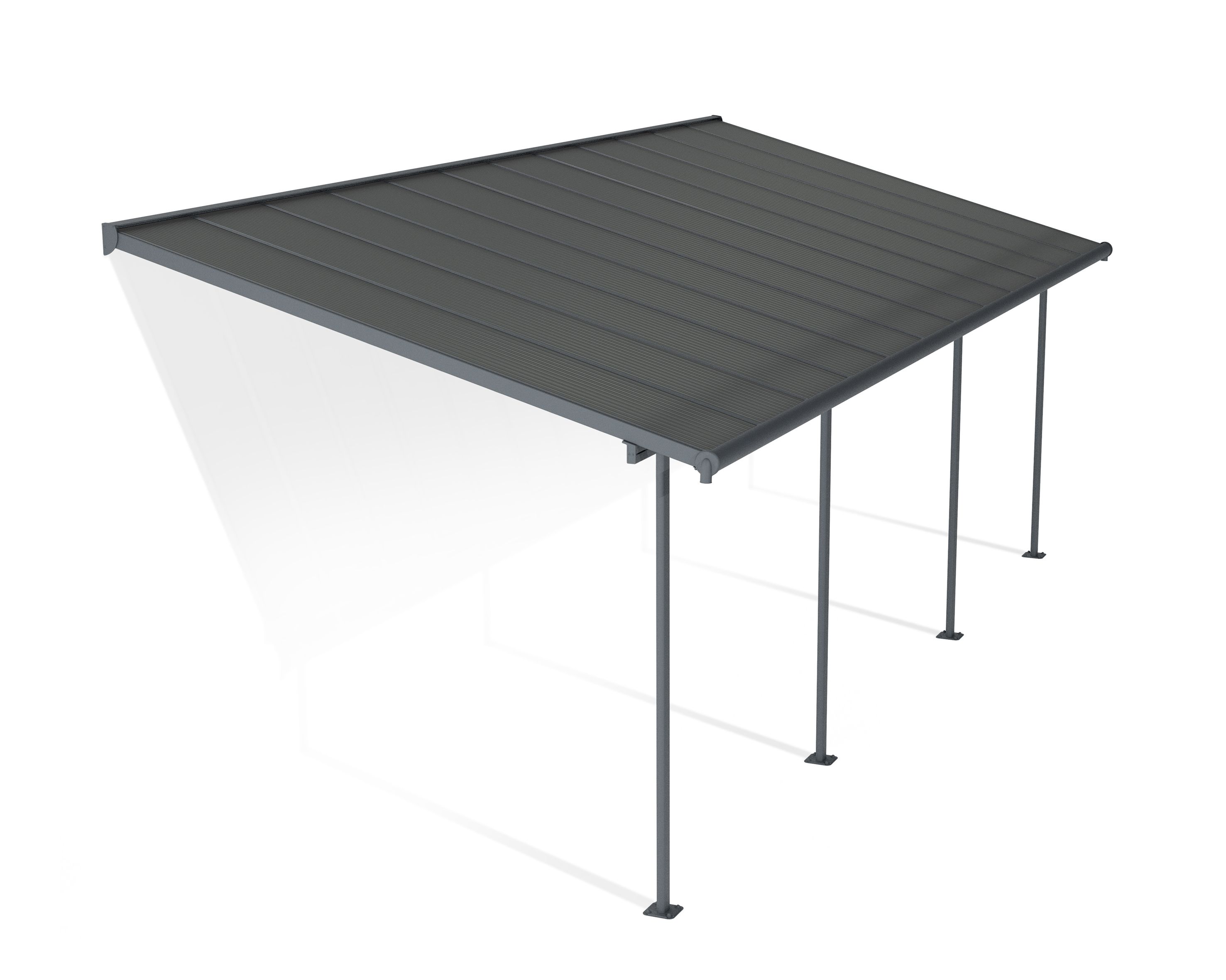 10 x 24 ft. Sierra Patio Cover - Gray