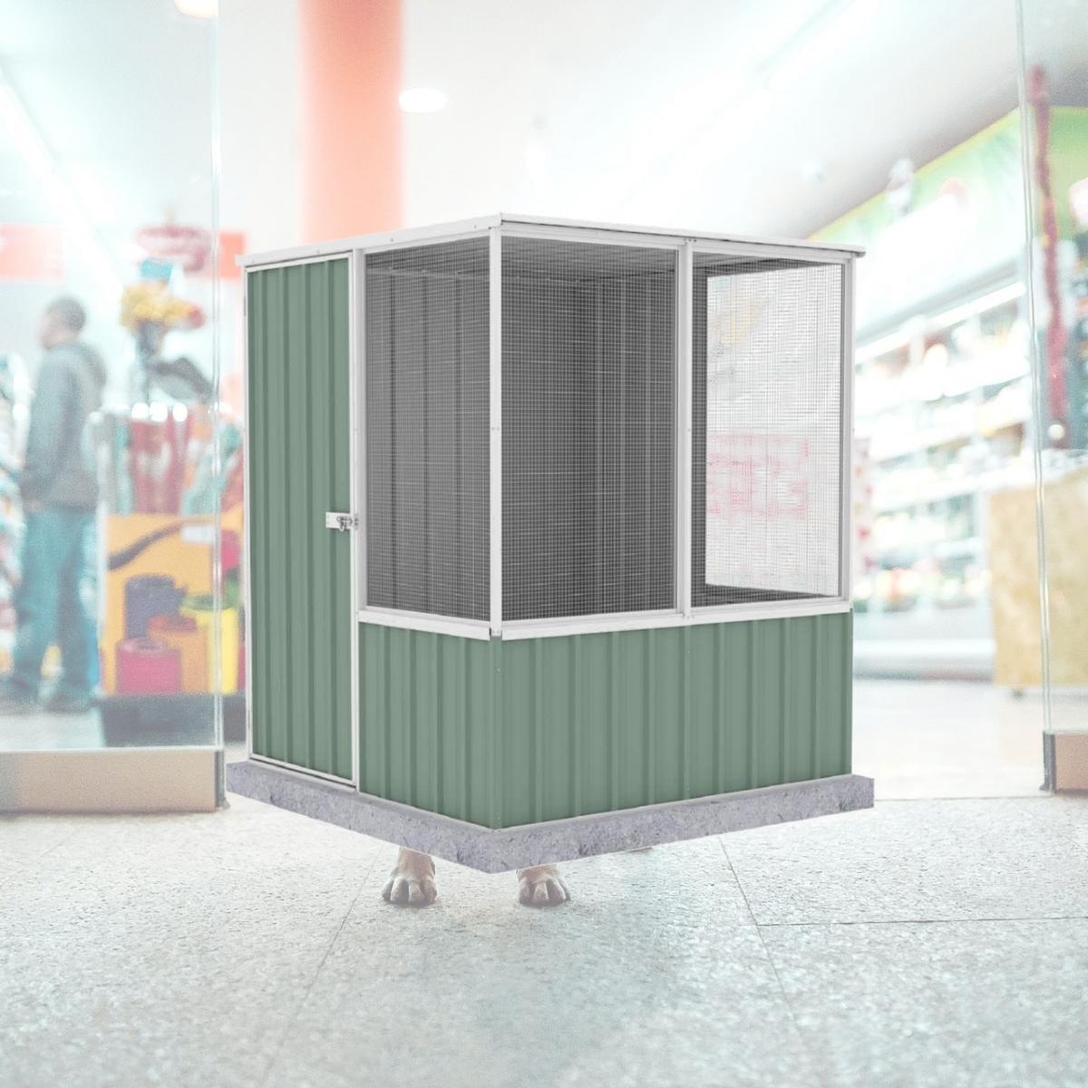 Picture of Absco AB1201 5 x 5 ft. Chicken Coop - Pale Eucalypt